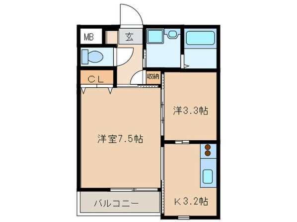 アルカディア８の物件間取画像